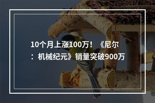 10个月上涨100万！《尼尔：机械纪元》销量突破900万