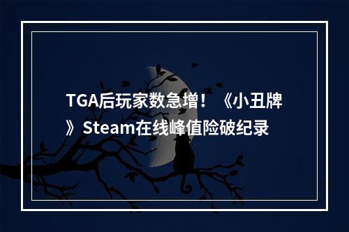 TGA后玩家数急增！《小丑牌》Steam在线峰值险破纪录