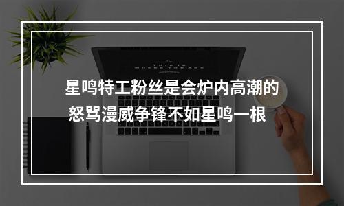 星鸣特工粉丝是会炉内高潮的 怒骂漫威争锋不如星鸣一根