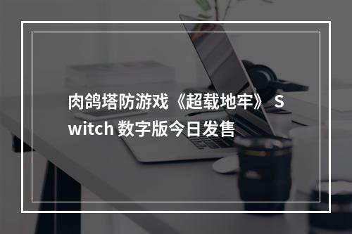 肉鸽塔防游戏《超载地牢》 Switch 数字版今日发售