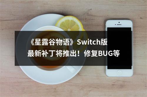 《星露谷物语》Switch版最新补丁将推出！修复BUG等