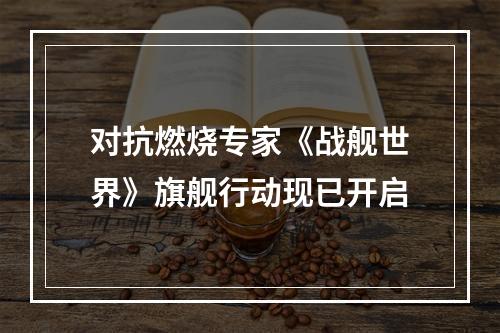 对抗燃烧专家《战舰世界》旗舰行动现已开启