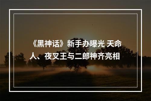 《黑神话》新手办曝光 天命人、夜叉王与二郎神齐亮相