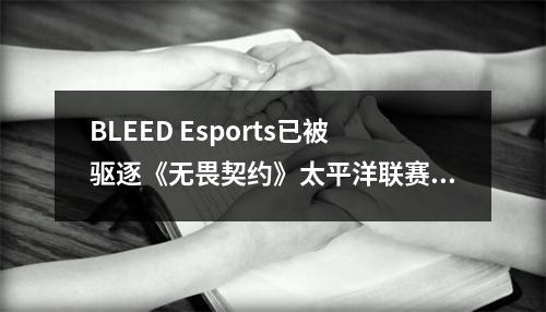 BLEED Esports已被驱逐《无畏契约》太平洋联赛！