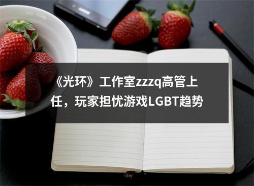 《光环》工作室zzzq高管上任，玩家担忧游戏LGBT趋势