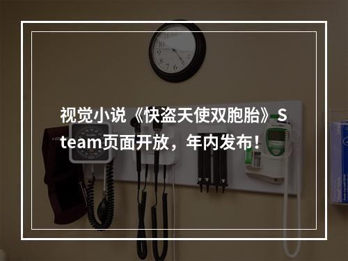 视觉小说《快盗天使双胞胎》Steam页面开放，年内发布！