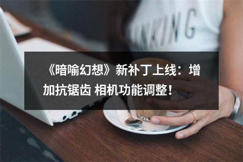 《暗喻幻想》新补丁上线：增加抗锯齿 相机功能调整！