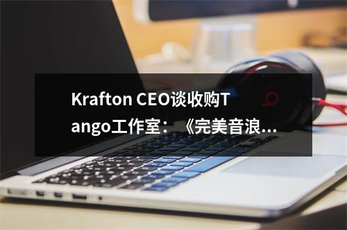 Krafton CEO谈收购Tango工作室：《完美音浪2》不赚钱