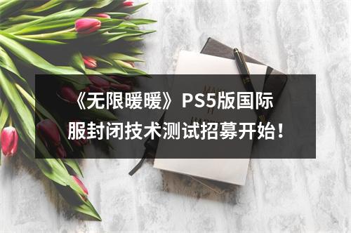 《无限暖暖》PS5版国际服封闭技术测试招募开始！