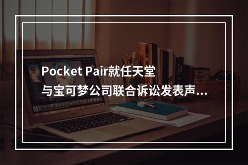 Pocket Pair就任天堂与宝可梦公司联合诉讼发表声明