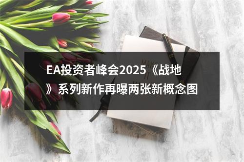 EA投资者峰会2025《战地》系列新作再曝两张新概念图