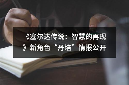 《塞尔达传说：智慧的再现》新角色“丹培”情报公开