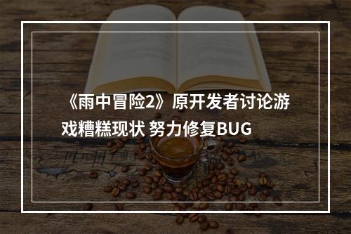 《雨中冒险2》原开发者讨论游戏糟糕现状 努力修复BUG