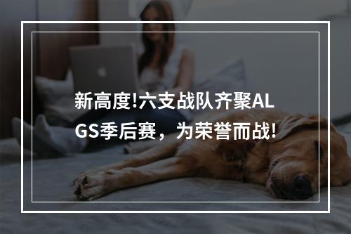 新高度!六支战队齐聚ALGS季后赛，为荣誉而战!