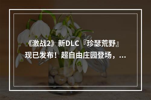 《激战2》新DLC『珍瑟荒野』现已发布！超自由庄园登场，打造属于你的MMO版模拟人生