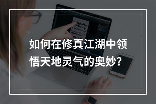 如何在修真江湖中领悟天地灵气的奥妙？