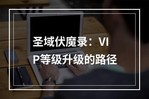 圣域伏魔录：VIP等级升级的路径