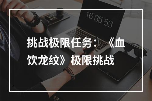 挑战极限任务：《血饮龙纹》极限挑战