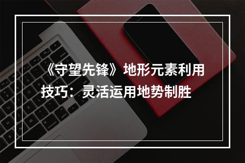 《守望先锋》地形元素利用技巧：灵活运用地势制胜