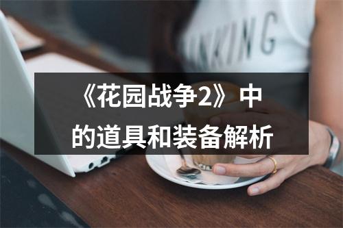 《花园战争2》中的道具和装备解析