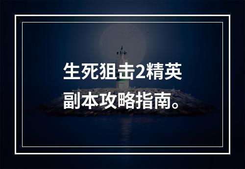 生死狙击2精英副本攻略指南。