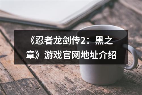 《忍者龙剑传2：黑之章》游戏官网地址介绍