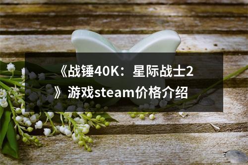 《战锤40K：星际战士2》游戏steam价格介绍