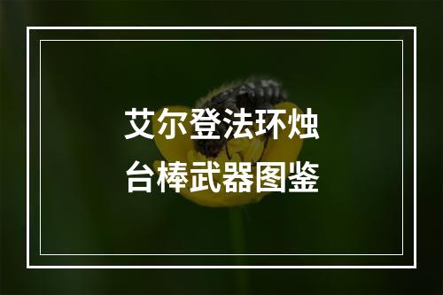 艾尔登法环烛台棒武器图鉴