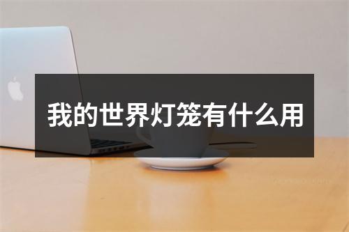 我的世界灯笼有什么用