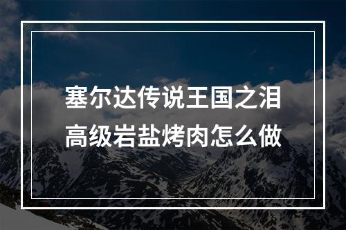 塞尔达传说王国之泪高级岩盐烤肉怎么做