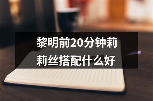 黎明前20分钟莉莉丝搭配什么好