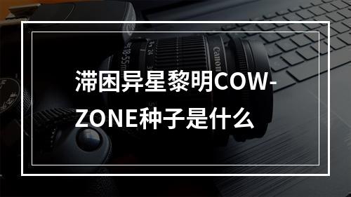 滞困异星黎明COW-ZONE种子是什么