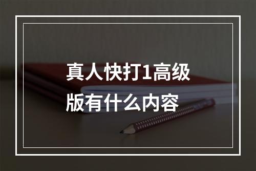 真人快打1高级版有什么内容