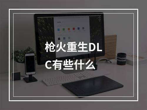 枪火重生DLC有些什么