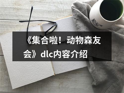 《集合啦！动物森友会》dlc内容介绍