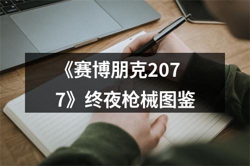 《赛博朋克2077》终夜枪械图鉴