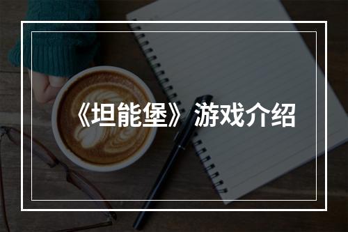 《坦能堡》游戏介绍