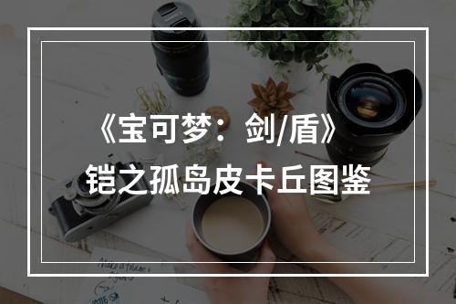 《宝可梦：剑/盾》铠之孤岛皮卡丘图鉴