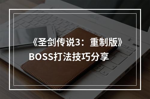 《圣剑传说3：重制版》BOSS打法技巧分享