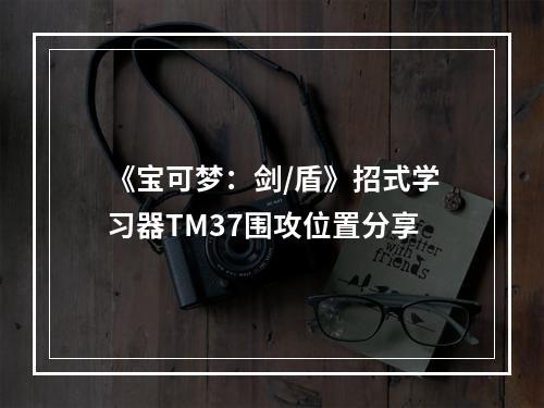 《宝可梦：剑/盾》招式学习器TM37围攻位置分享