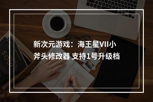 新次元游戏：海王星VII小斧头修改器 支持1号升级档