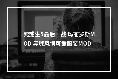 死或生5最后一战 玛丽罗斯MOD 异域风情可爱服装MOD