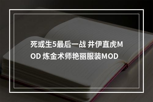 死或生5最后一战 井伊直虎MOD 炼金术师艳丽服装MOD