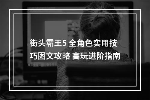 街头霸王5 全角色实用技巧图文攻略 高玩进阶指南