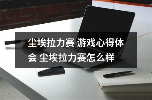 尘埃拉力赛 游戏心得体会 尘埃拉力赛怎么样