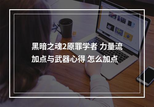 黑暗之魂2原罪学者 力量流加点与武器心得 怎么加点