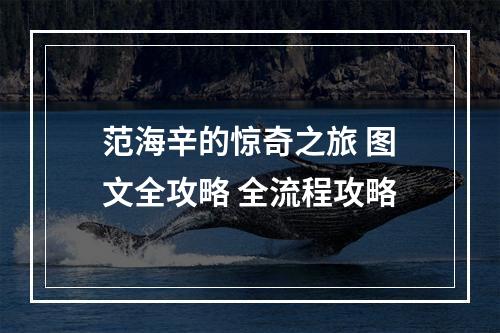 范海辛的惊奇之旅 图文全攻略 全流程攻略