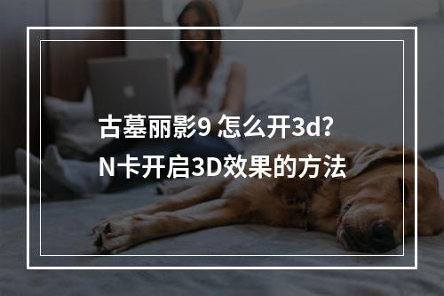 古墓丽影9 怎么开3d？N卡开启3D效果的方法