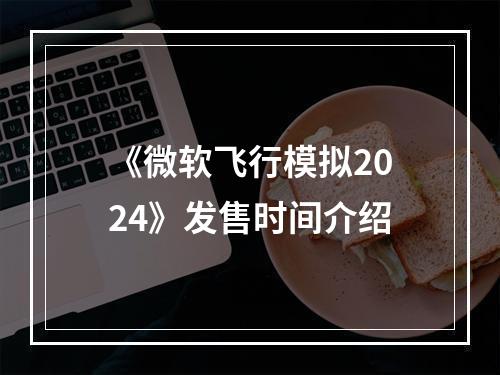 《微软飞行模拟2024》发售时间介绍