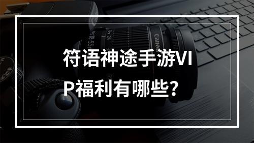 符语神途手游VIP福利有哪些？